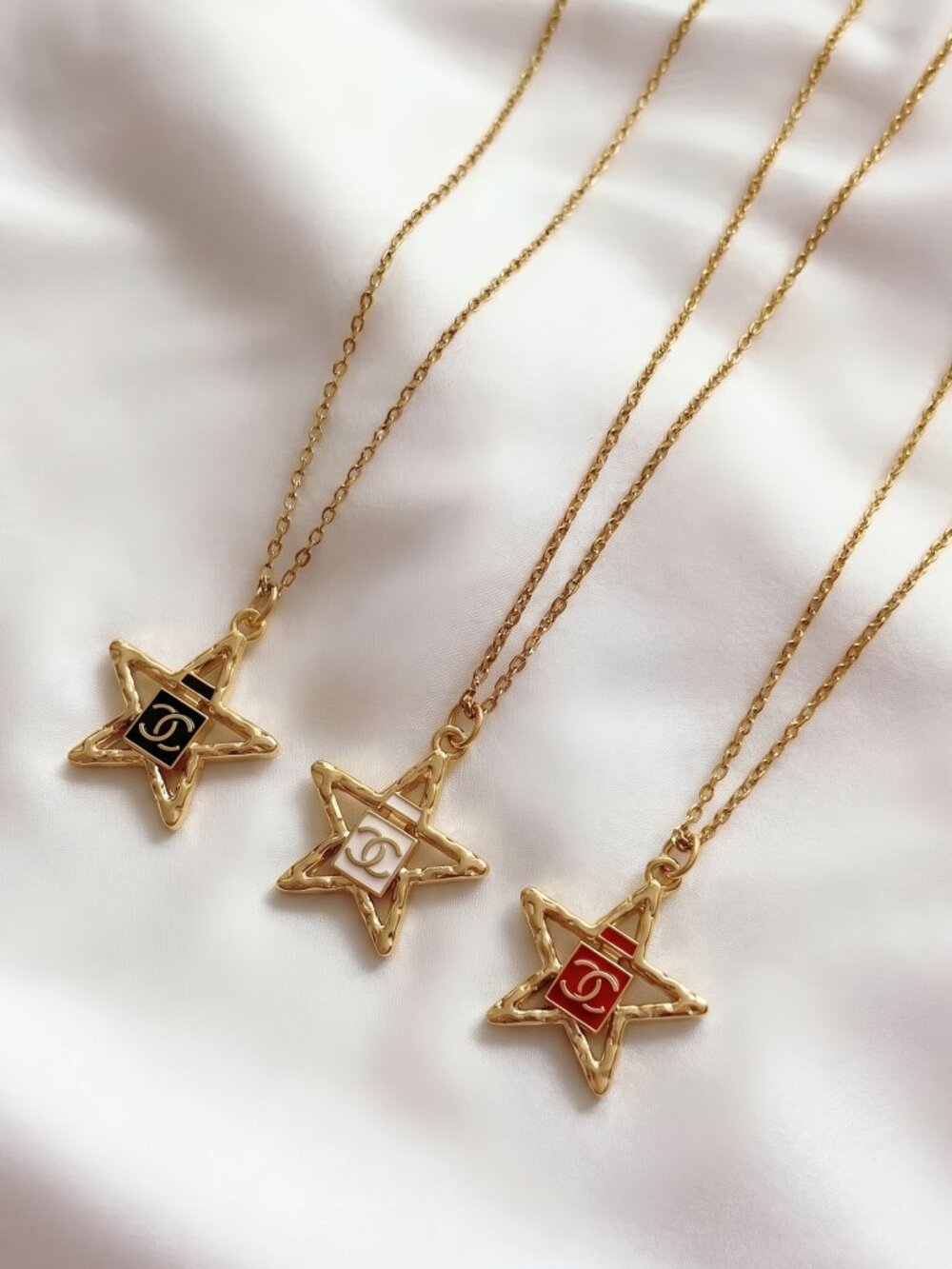 FINAL Sale! Vintage ONLY 1! CHANEL Star Upcycled Necklace